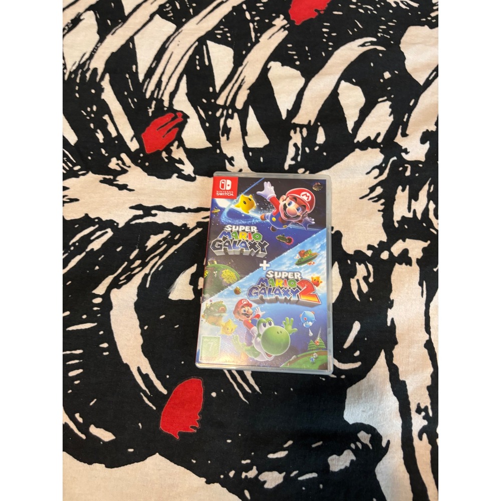 Nintendo Switch Super Mario Galaxy 1 + 2 Case Only No Game Physical Case Art